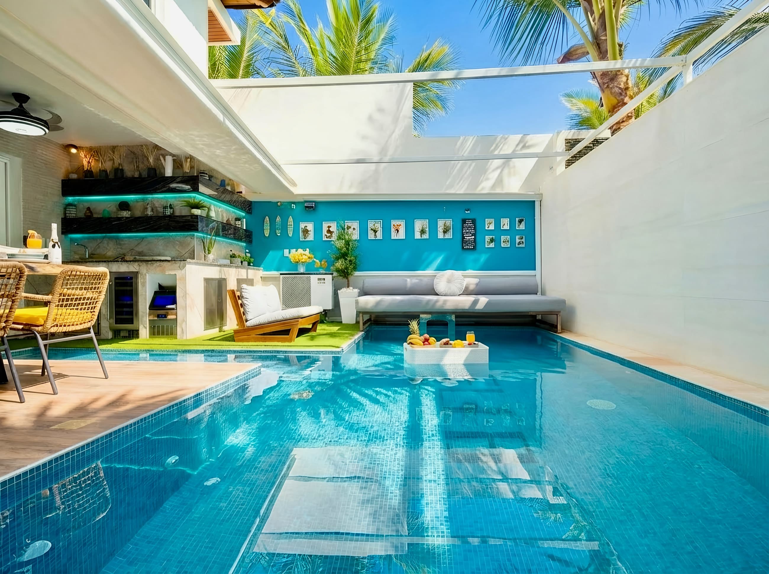 Private pool and terrace at Villa Bella Bayahibe